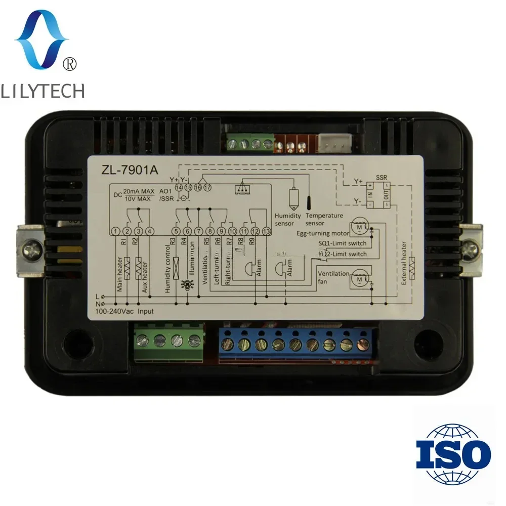 

NEW In Stock ZL-7901A, PID Multifunctional Automatic Intelligent Incubator Controller, Hatching Lilytech, Incubator Controller