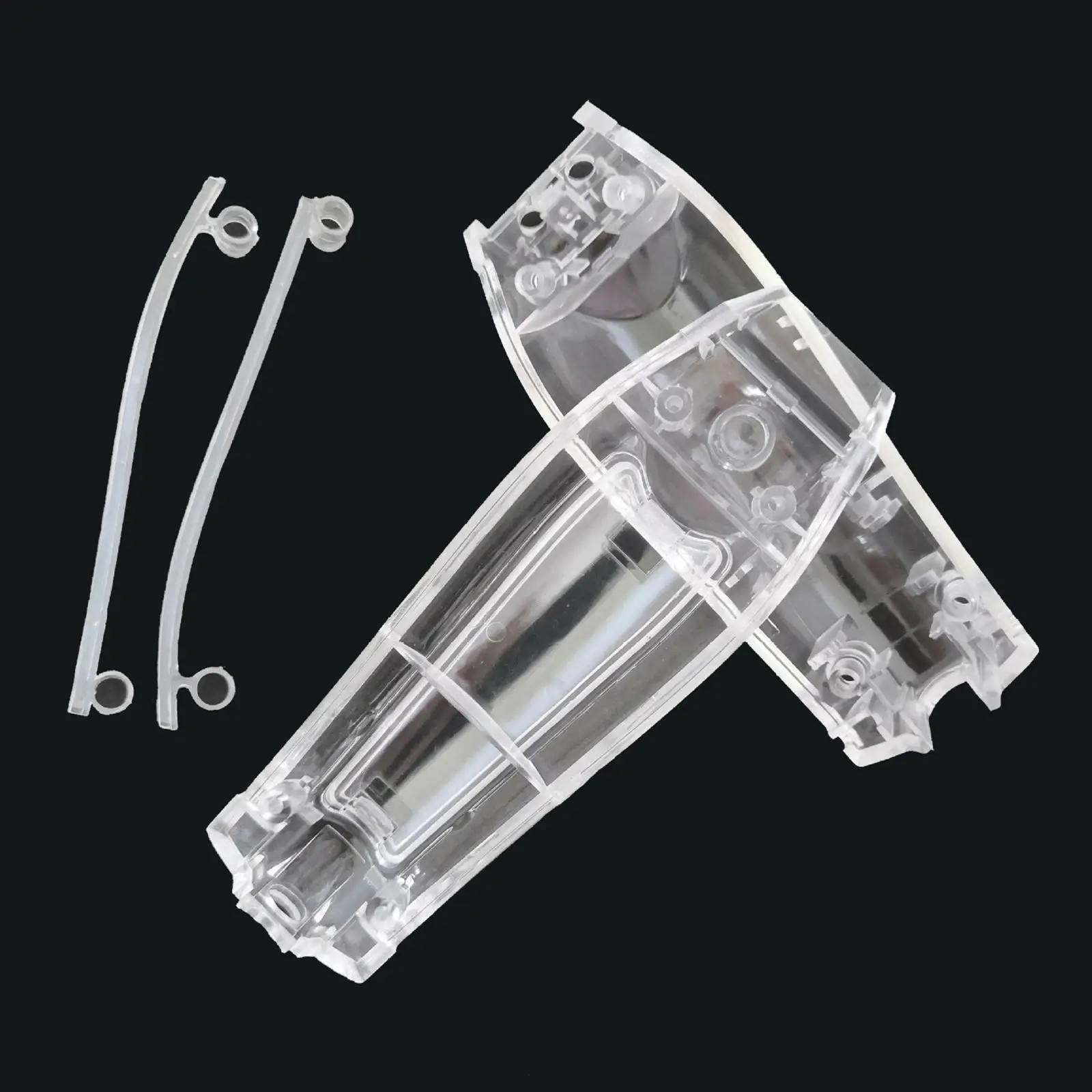 Hair Clipper Cover Complete DIY Modification Housing Transparent Top Bottom for Wahl 8081 Trimmer Machine