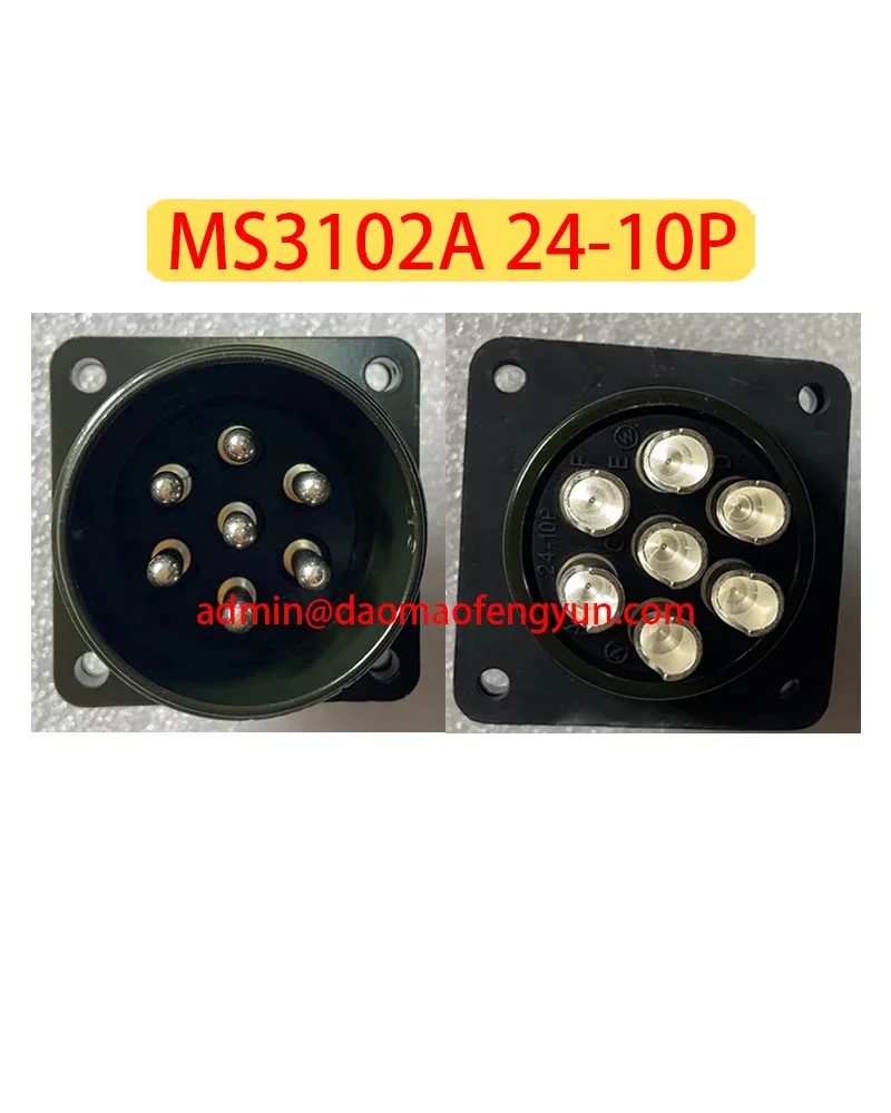 

MS3102A 24-10P Совершенно новый военный стандарт авиационный разъем 5015, 7-полюсный разъем, MS3102A 24 10P