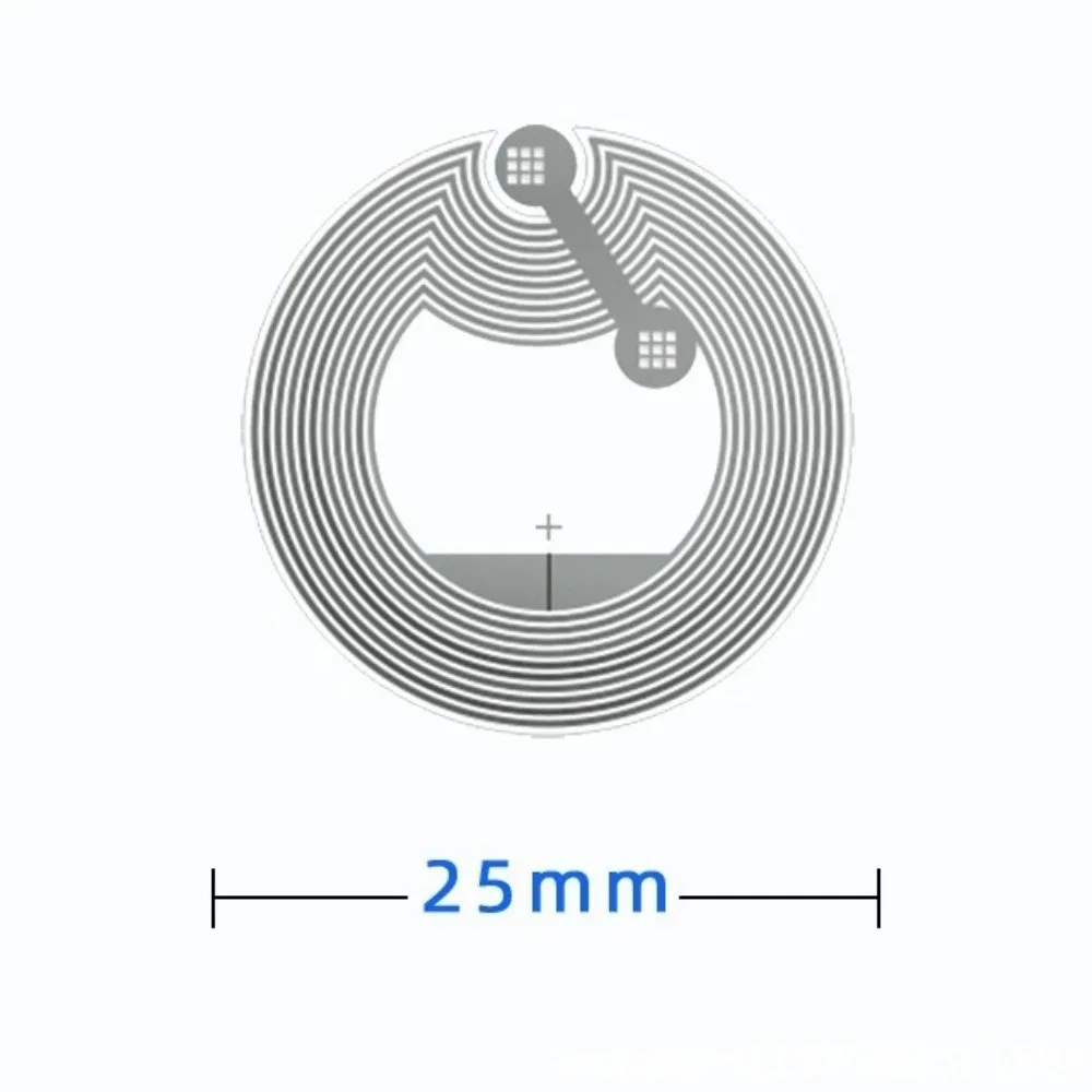 10pcs Wet Transparent NFC215 Tag Sticker Wet Inlay Passive NFC Inlay Label Contactless Technology Passive NFC Tag