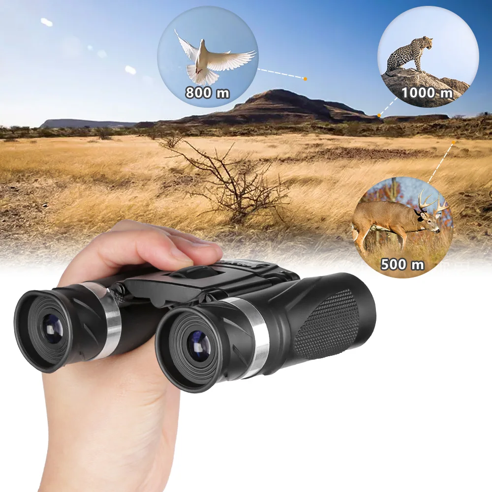 200x25 Binoculars Handy Zooming Focus Ourism Outdoor Tactical Hunting Distance Measurement