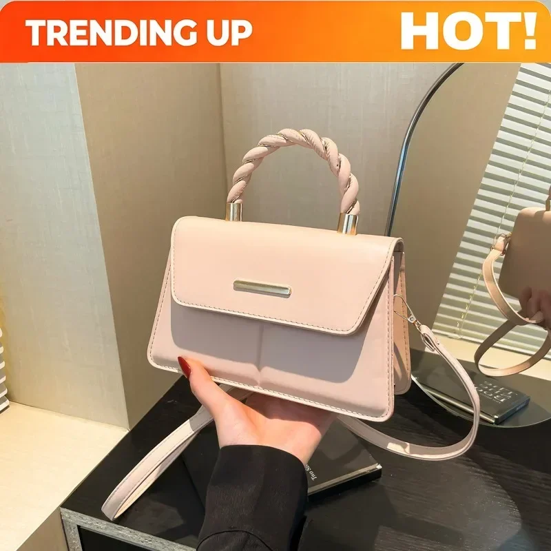 Fashionable Commuting Women's Bag, 2025 New Simple Casual Crossbody Bag, Versatile Temperament Small Square Bags