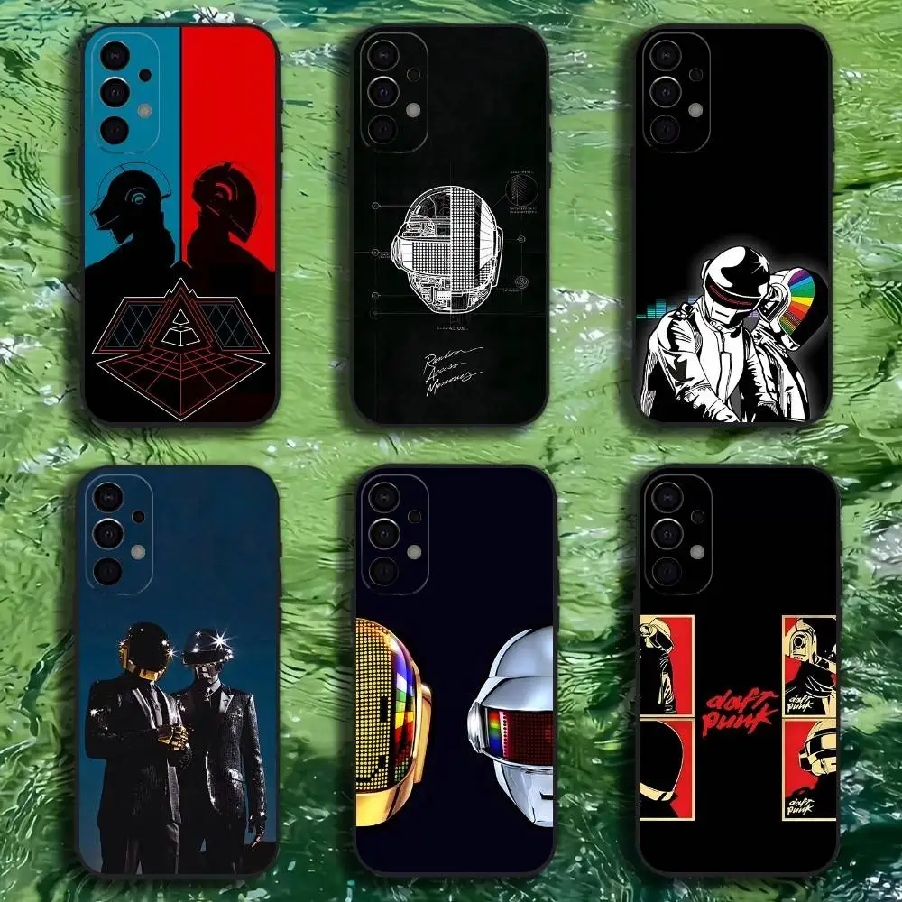 

D-Daft Punk Band Phone Case For Samsung S25,S24,S21,S22,S23,S30,Ultra,S20,Plus,Fe,Lite,Note,10,9,5G Black Cover