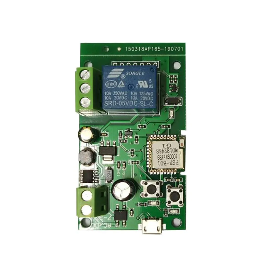 WiFi Relay Switch Module Antiflaming Timing Electric Circuit Board
