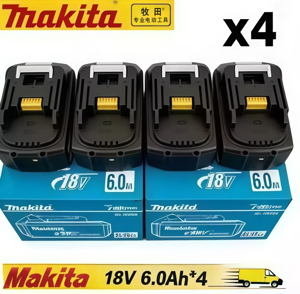 Original Matching Battery 18V 6Ah For Makita BL Series Multi-protection Design Ideal For 18V Cordless Brushless Power Tools
