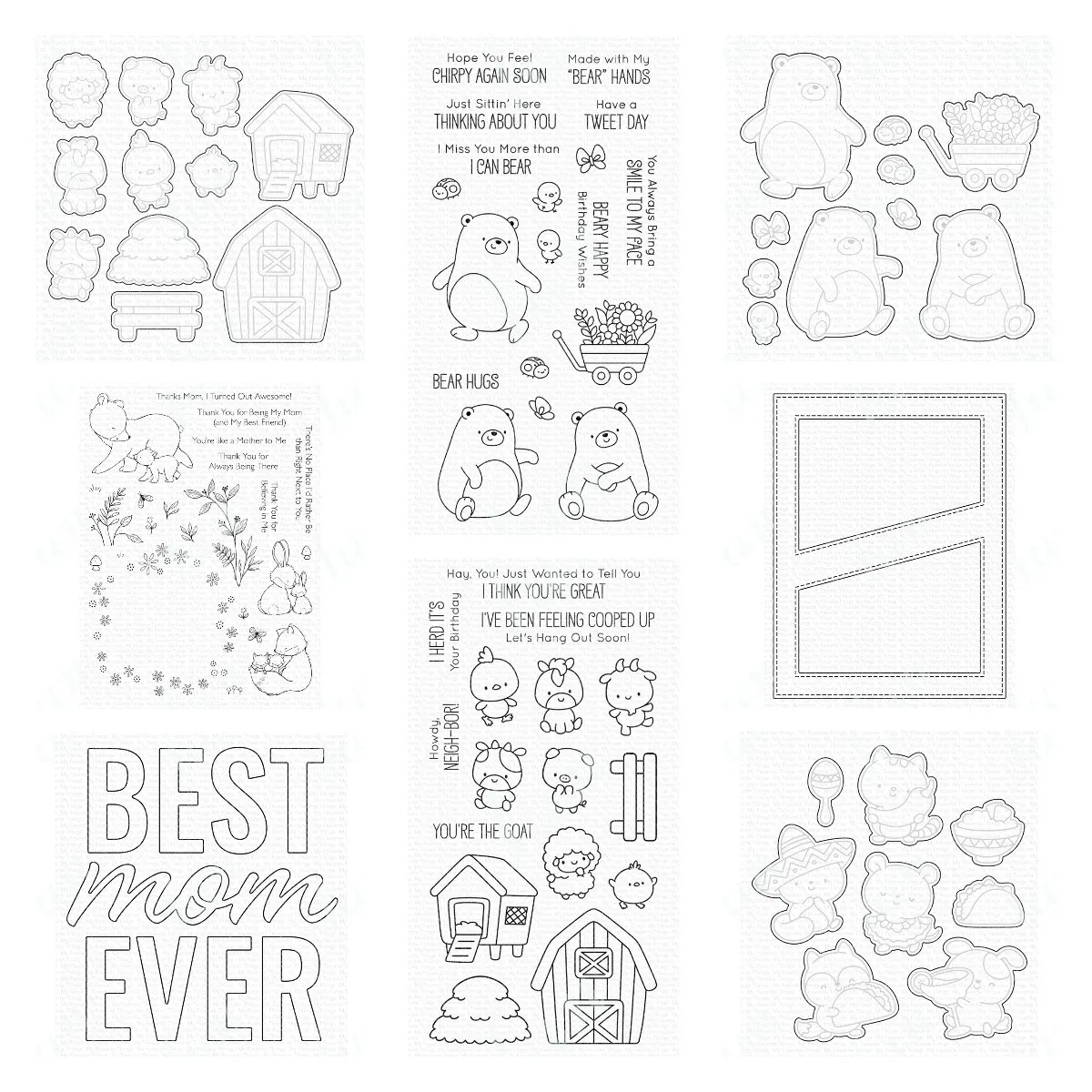 

Metal Cutting Dies Stencils for Decoration Friends Best Mom Clear Stamps for Journaling Silicone Seals for DIY Scrapbooking