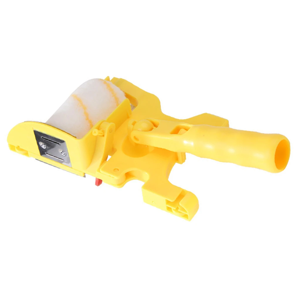 

Roller Brush Repair Tools Paint Trimmer Paint Brushes Practical Yellow Handle Foldable Bracket Replaceable Surface