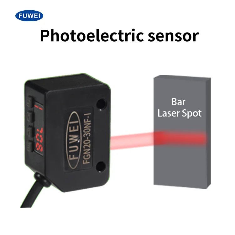 Line Light Source Diffuse Reflection Type Digital Display Photoelectric Switch Photoelectric Sensor