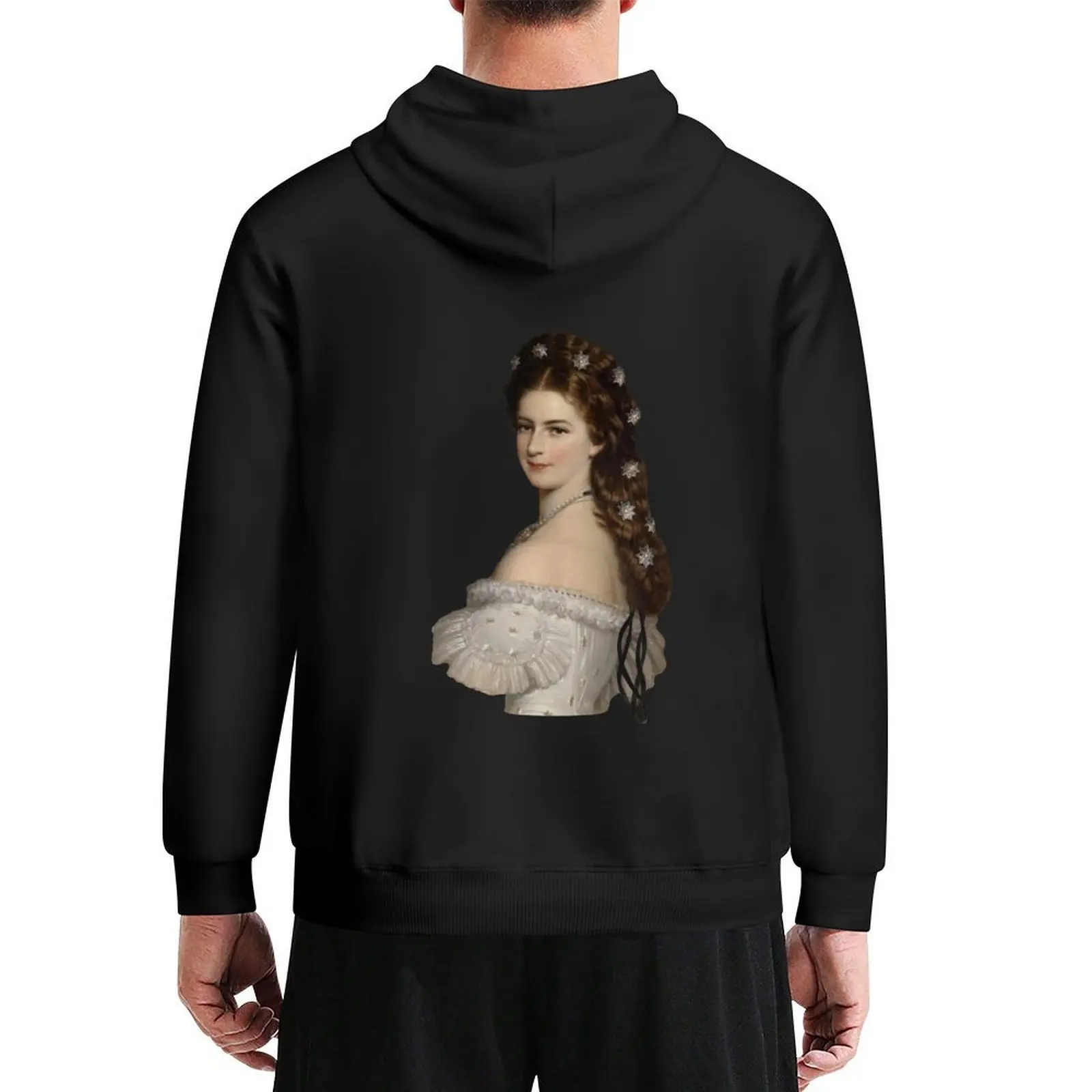 

Empress Elisabeth of Austria in Dancing Dress Hoodie korean autumn clothes men's winter sweater japanese style hoodie graphic