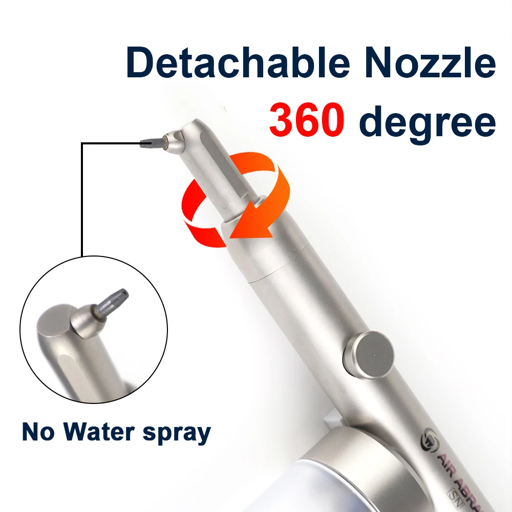 2Hole/4Hole Dental Aluminum Oxide Micro Air Abrasion Polisher Teeth Microblaster Dentistry Air Sandblaster Orthodontic Use Tools
