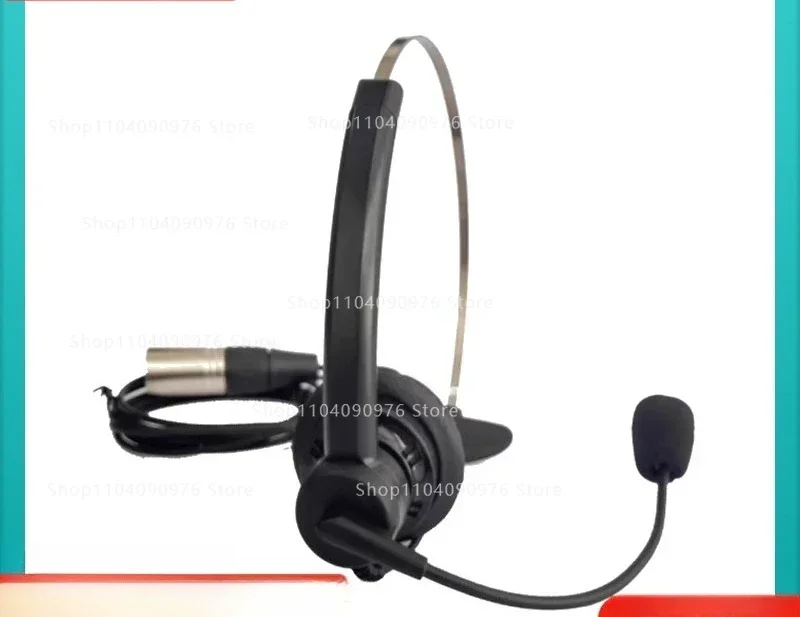 NE-11 Lightweight Single-Ear Headset, Electret Microphone