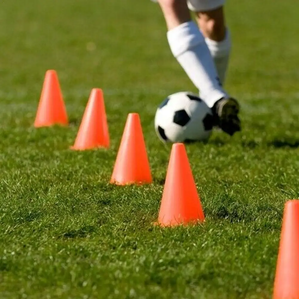 Conos de marcador de fútbol, equipo de entrenamiento de fútbol, Ligero, portátil, kate, 10 piezas