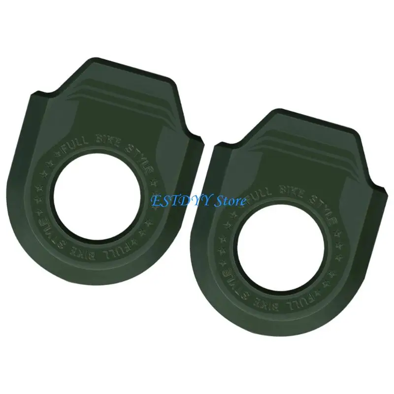 G6DE 1Pair Bicycles Crank Cover Protector Sleeve Pedal Crankset Protective Case Bicycles Crank Boot