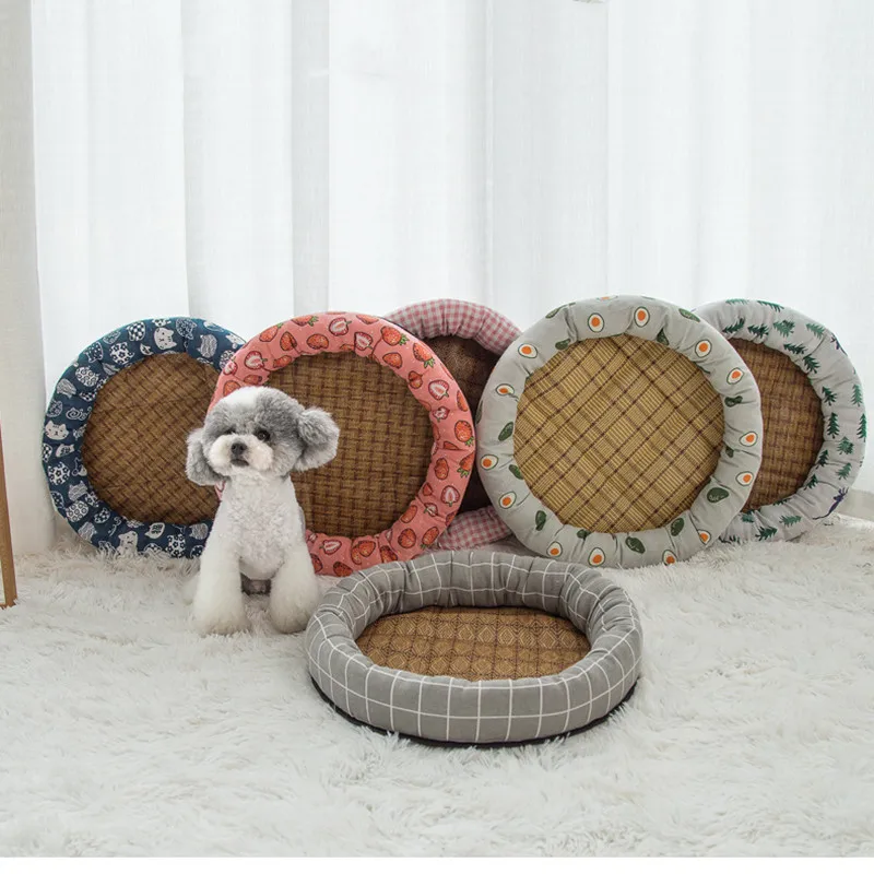 Summer Mat Cushion Small And Medium-sized Large Pet Dog Four Seasons General Removable Pet Products Kennel Doghouse