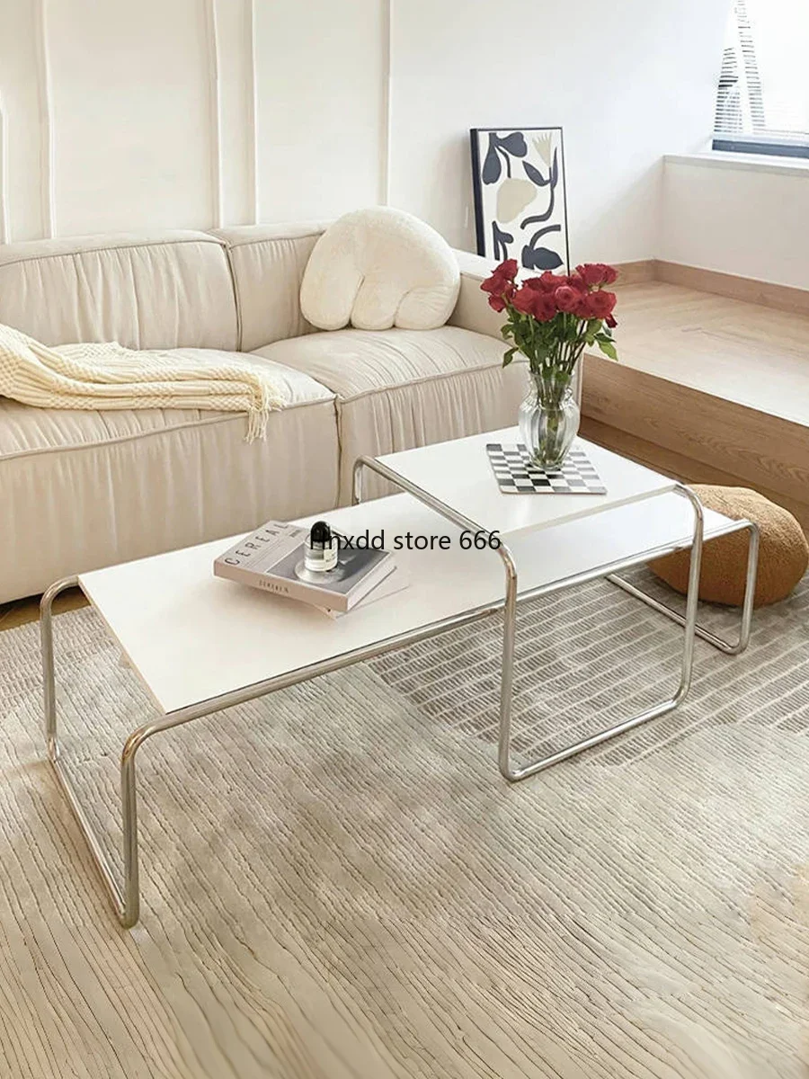 Nordic coffee table medieval Bauhaus living room side table combination