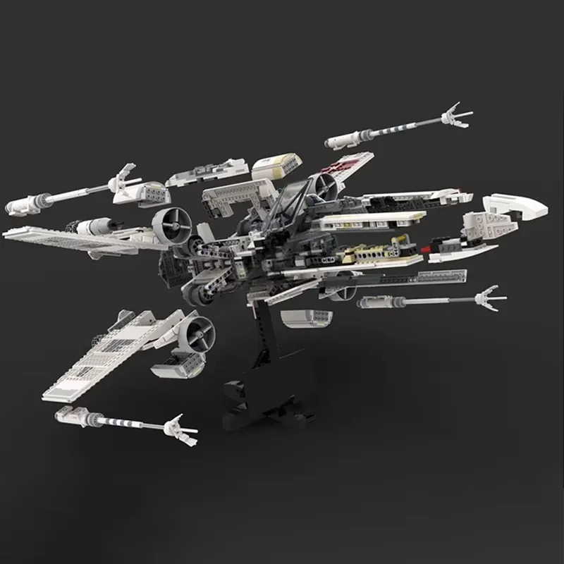 Nieuwe creatieve beroemde vechter film X-wing shuttle model Diy creatief vliegtuig kinderspeelgoed verjaardagscadeautjes volwassen vakantie cadeau c