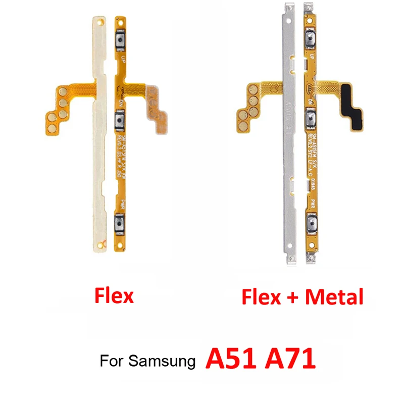 Für Samsung Galaxy A01 Core A11 A21 A21 A31 A41 A51 A71 4G Telefon neue Power Volume Button interne Schalter Flex kabel Teile