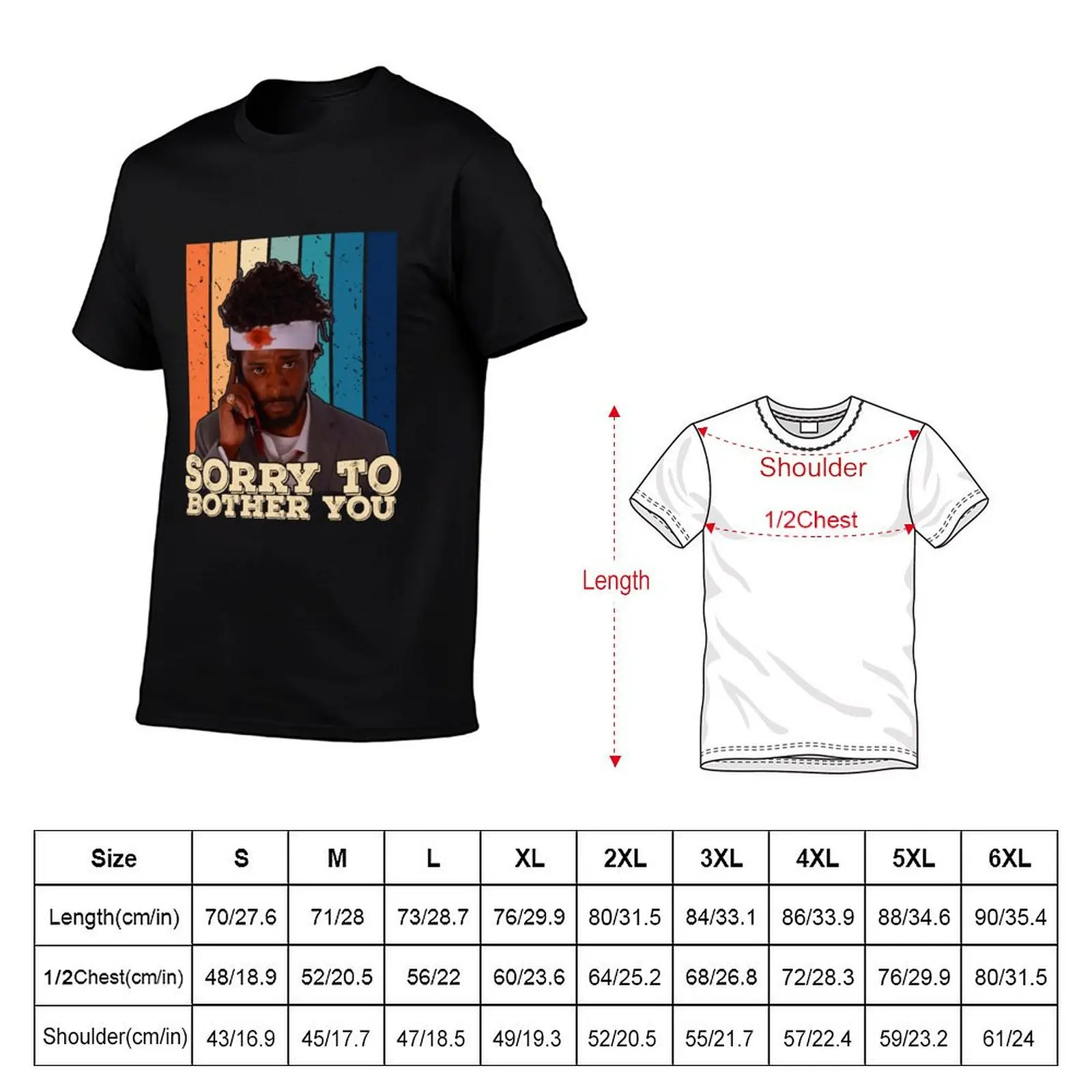 Sorry To Bother You T-Shirt Summer Casual Loose T-Shirt