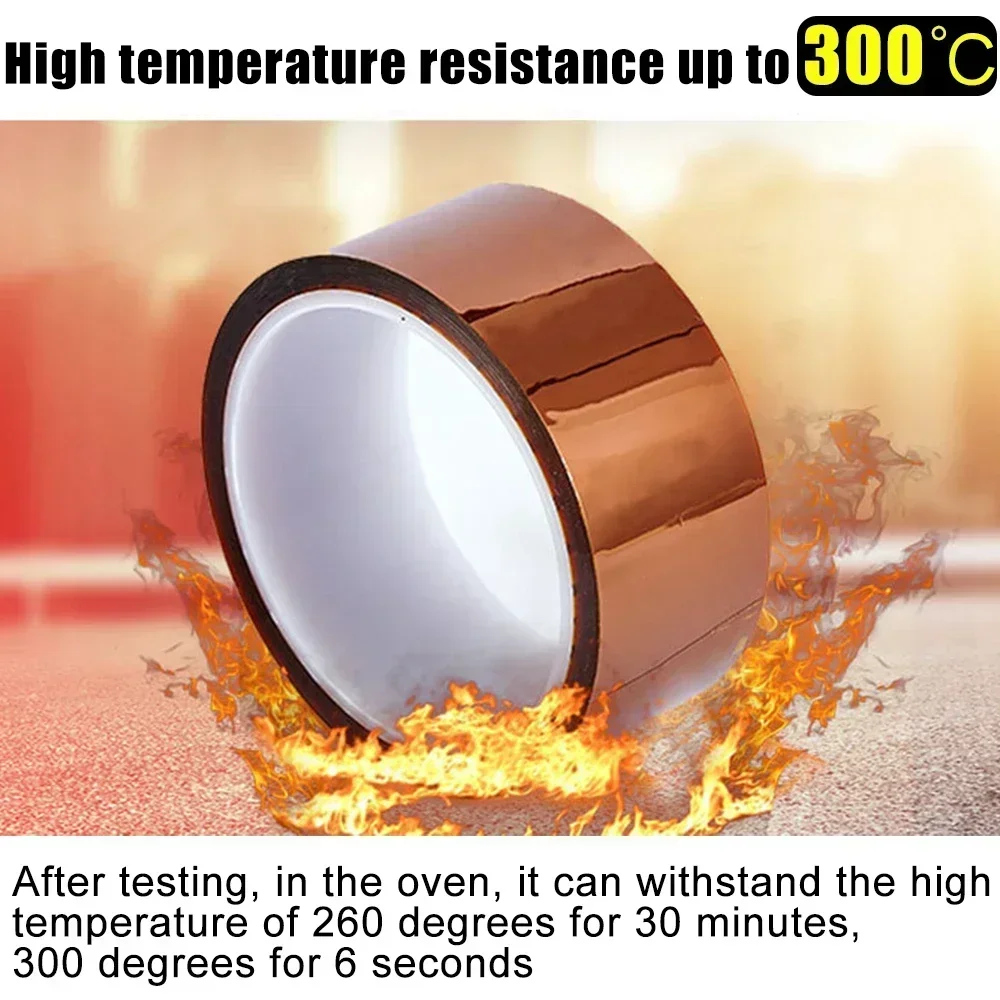 ﻿ High temperature BGA tape heat-resistant tape electronic board protection polyimide adhesive insulation high temperature tape