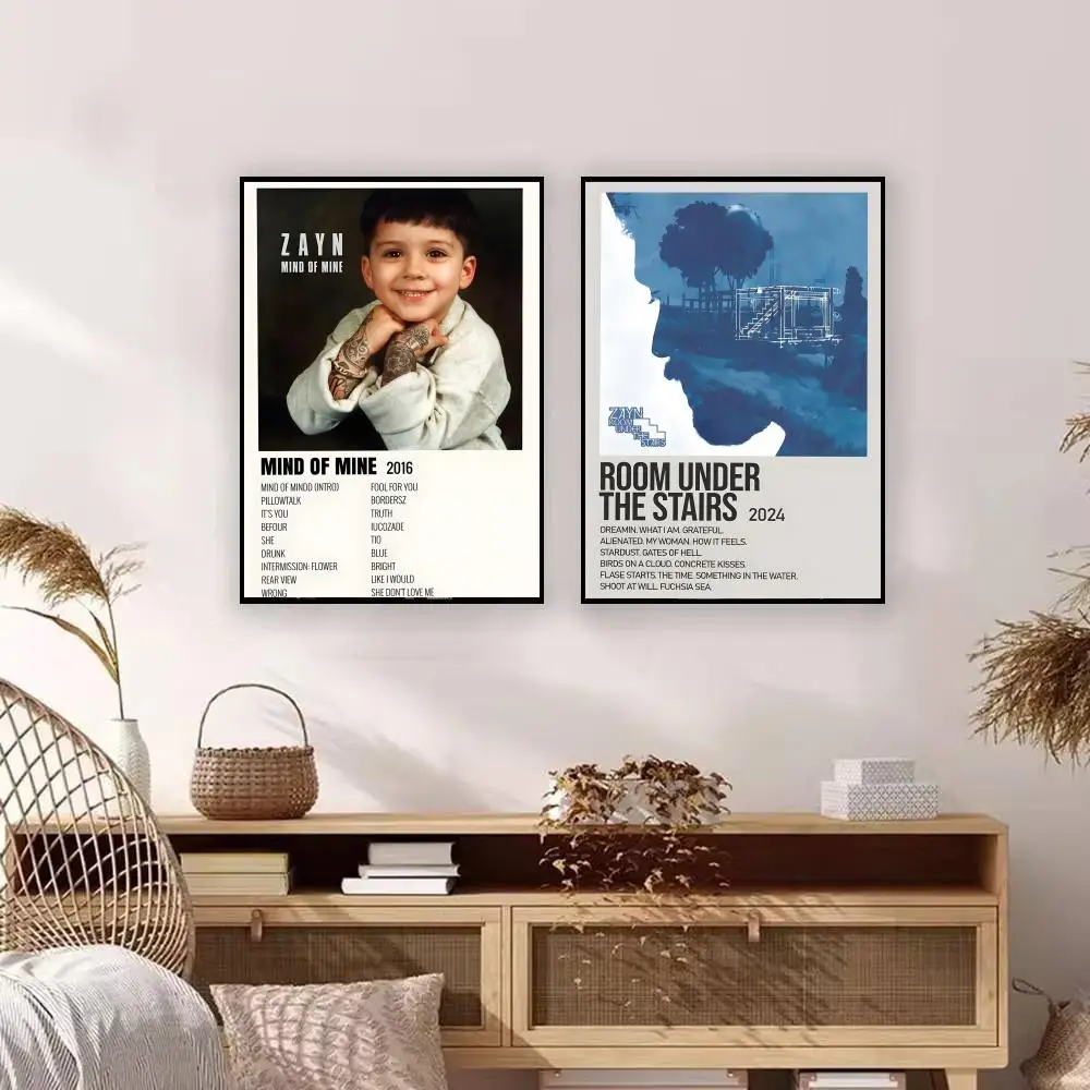 Music Z-Zayn Poster Premium Art Wall Decor, Simple Ornament for Living and Leisure Areas