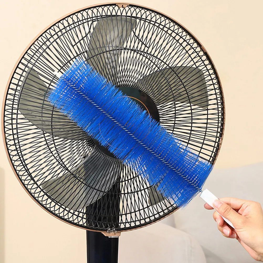 

2 Pcs Cleaning Brushes Soft Flexible Fan Dusting Brush Multi-Functional Household Fan Cleaner Tool for Fans Blinds Dryer Ducts