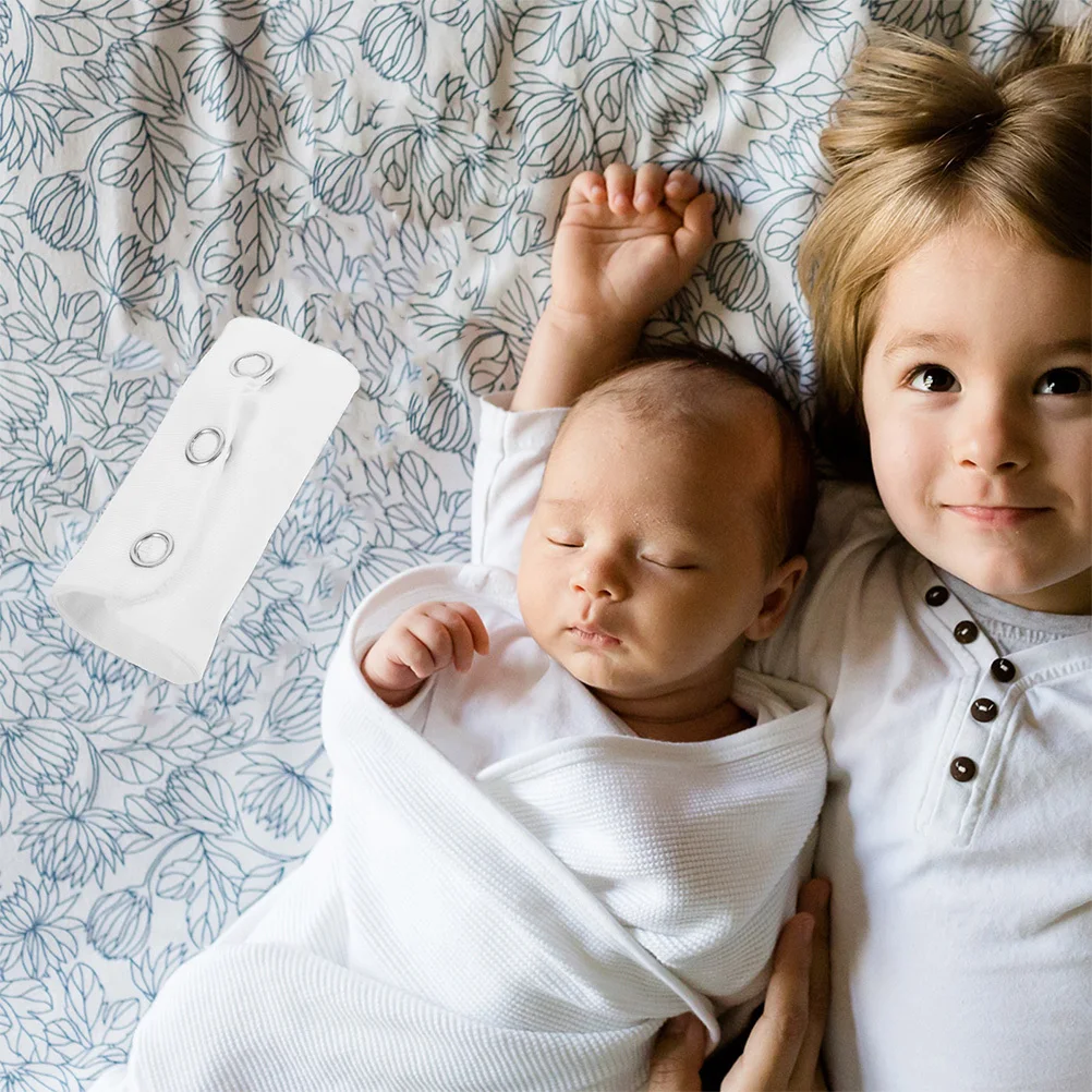 ชุดบอดี้สูทแบบต่อขยาย 5 ชิ้น ผ้าสองชั้นเนื้อนุ่ม ติดกระดุมแป๊ก ช่วยเพิ่มความสบาย อุปกรณ์เสริมสำหรับเสื้อผ้า