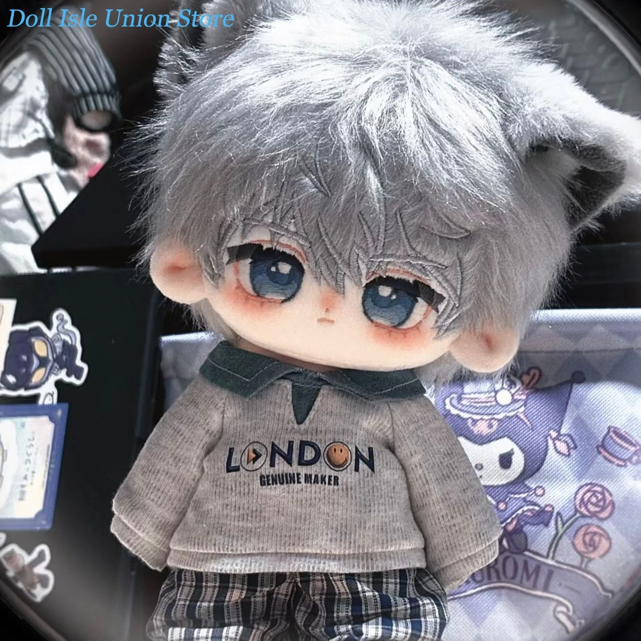 Original Anime XavierLove and Deepspace Cool Handsome ‌Boy Cotton Doll Body 20cm Dress Up Plush Soft Figurine Toys