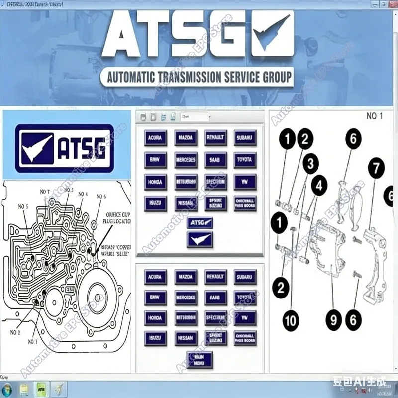 2026 Hot Sale ATSG 2017 Auto Repair Software ATSG Automatic Transmissions Service Group Repair Information Atsg Manual Diagnosti