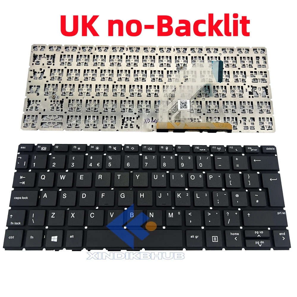 XIN-UK Backlit Laptop Keyboard For HP ProBook 430 G6 435 G6 430 G7 435 G7