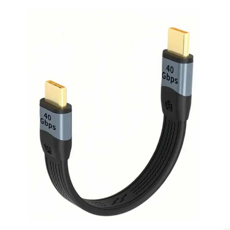 462E USB C to C Charging Cable,USB4.0 40Gbps Capability 100W Fast Power 8K Video Flexible FPC Soft 14cm Highly Performances