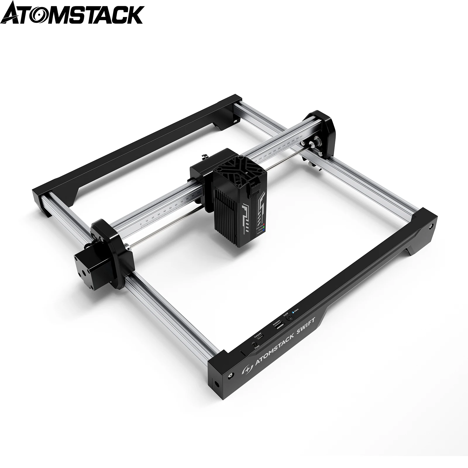 

Atomstack 12W Swift Mini Portable Laser Engraver DIY Laser Cut Engraving Machine Engrave Logo Wood Painted Acrylic Glass Leather