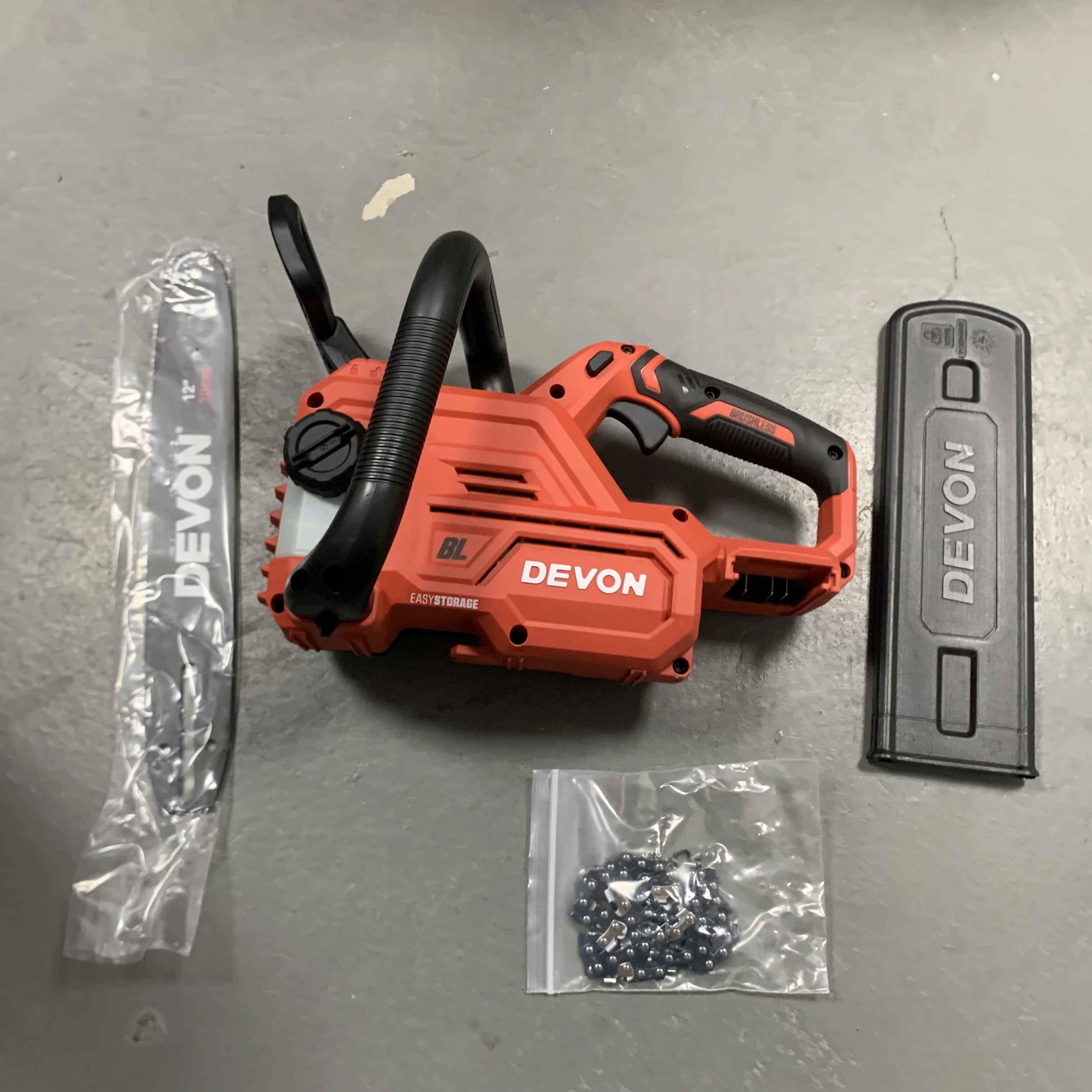 

DEVON 4557-Li-20 Lithium 20V Outdoor Brushless Charging Chain Saw BODY ONLY