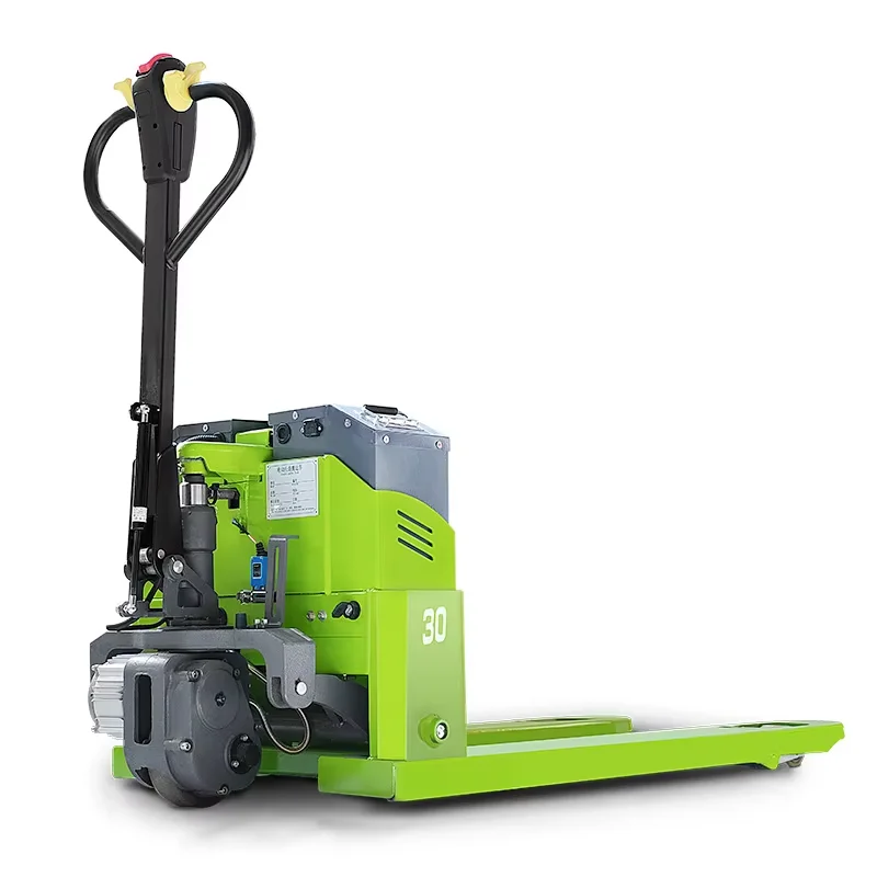 Truck 3000kg 550mm Electric Pallet Jack China Factory Supplier Hot Selling Semi Electric Pallet