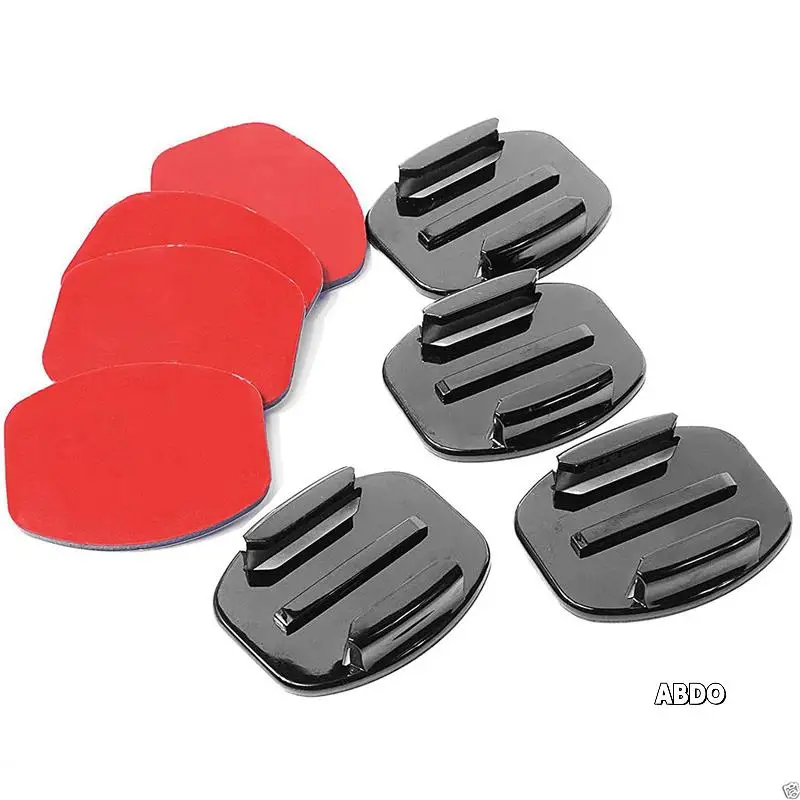 

Helmet Accessories Kit Set 60X Surface Mounts + 60X Adhesive Stickers Sticker Pads For Gopro Hero 7/6/5/4/3+/3 Hero