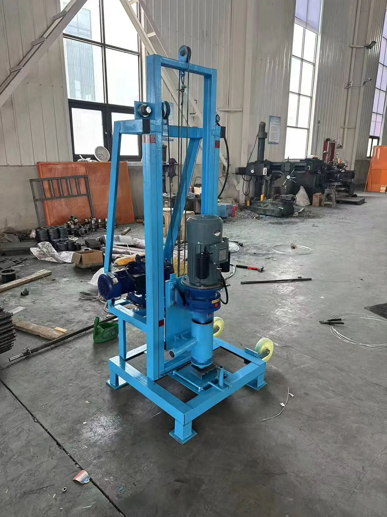 Small Household Water Well Drilling Rig Electric Bore Well Drilling Equipment For Farm Pasture Garden Water Supply Project - view 6
