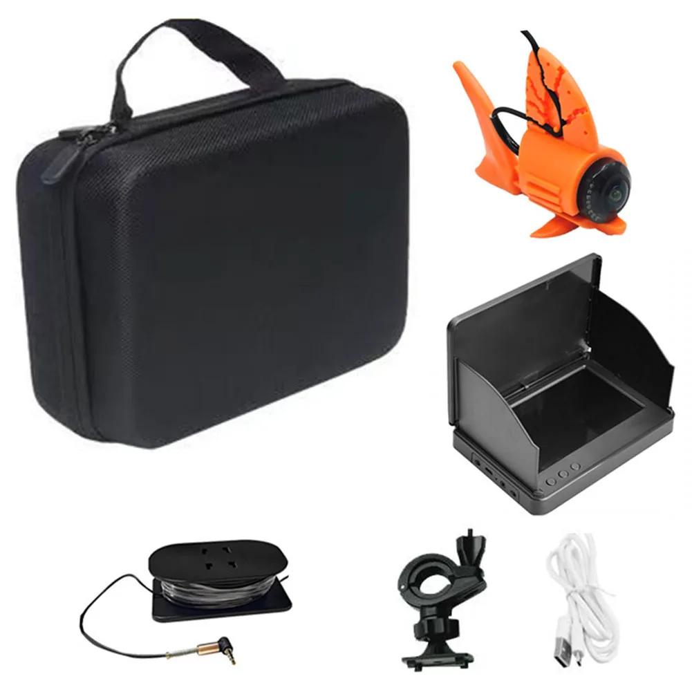 For Night Fishing For Underwater Engineering Underwater Monitor Underwater Camera 220 Wide-angle Lens IPS Display 4.3 Inch