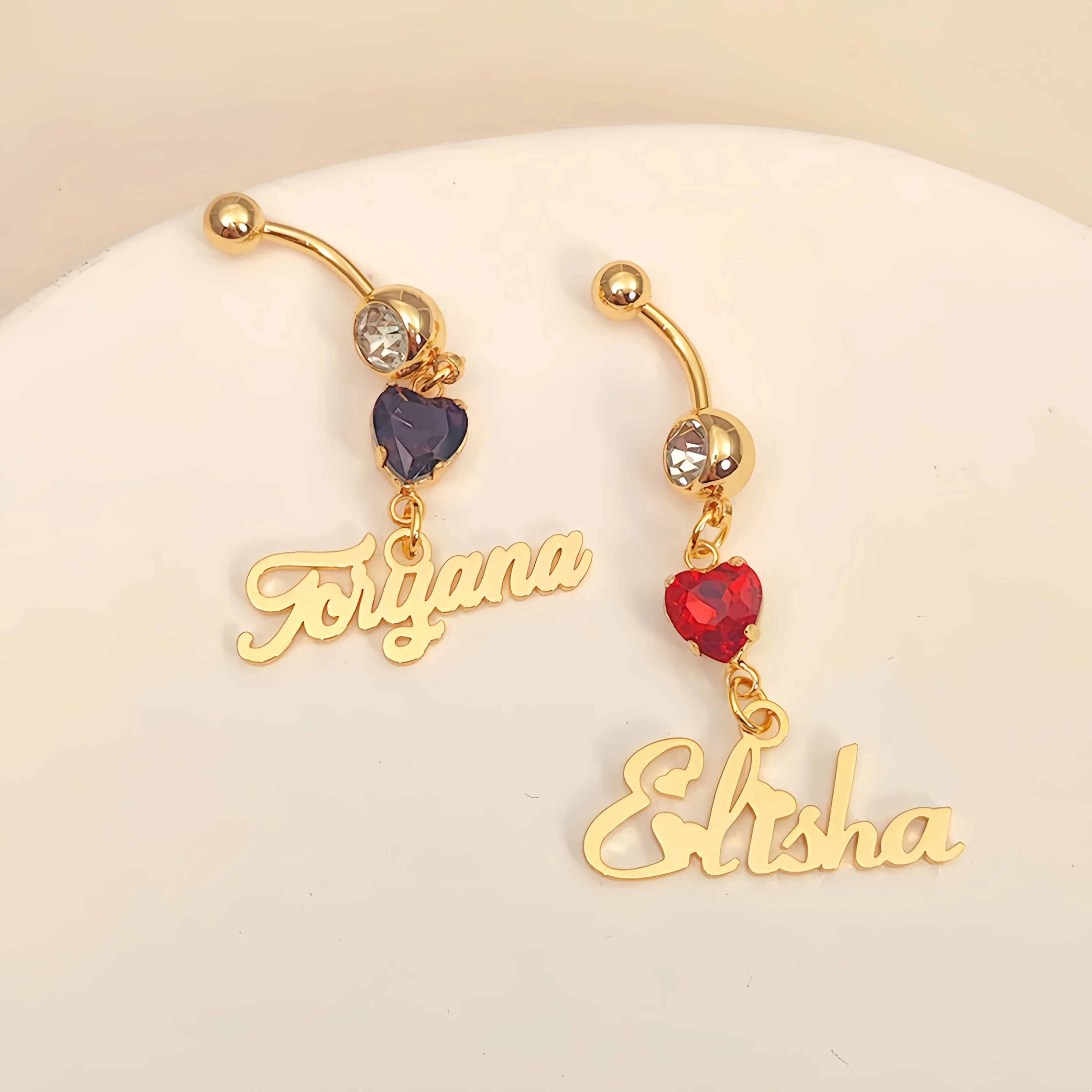 Ustom Name Belly Ri…