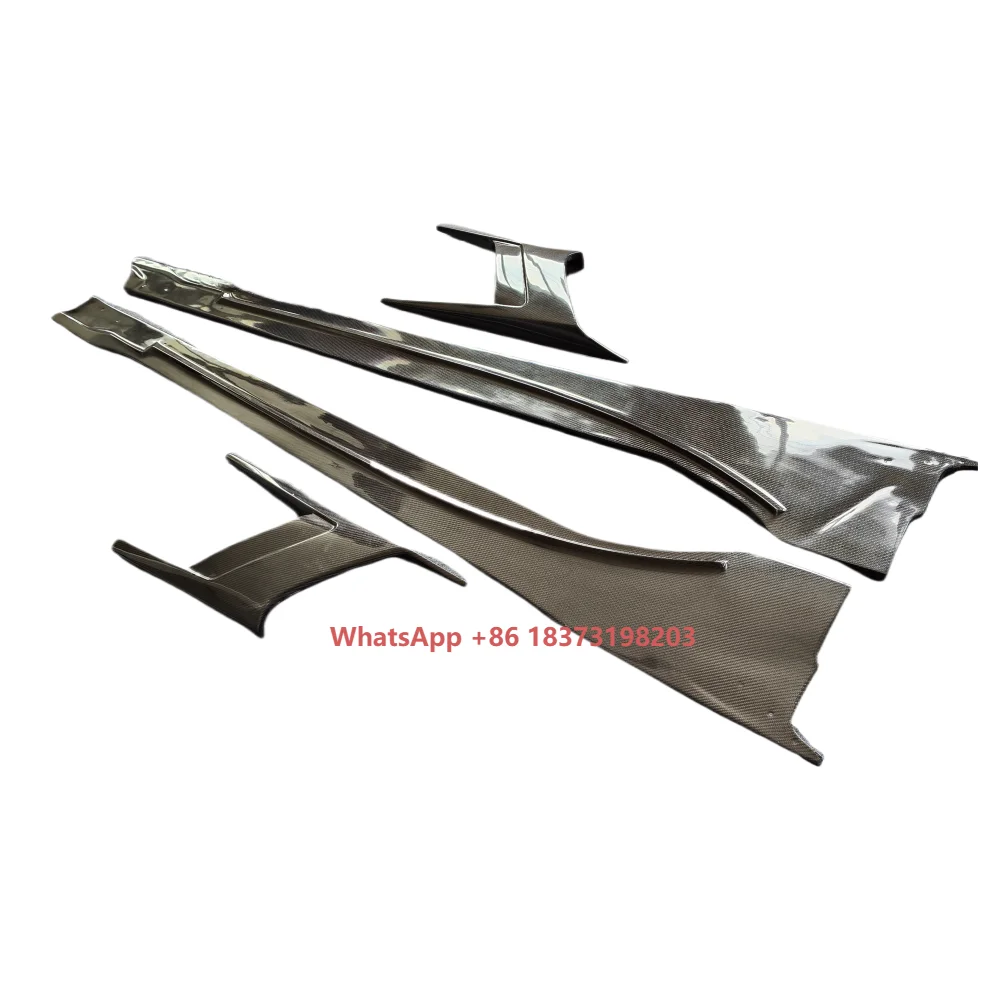 

Высококачественные боковые юбки из углеродного волокна, комплект кузова для автомобильных аксессуаров в стиле I8 TC