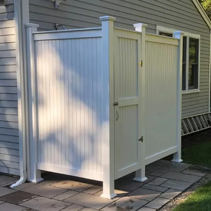 Outdoor shower enclosure kit Outdoor shower enclosure kit
