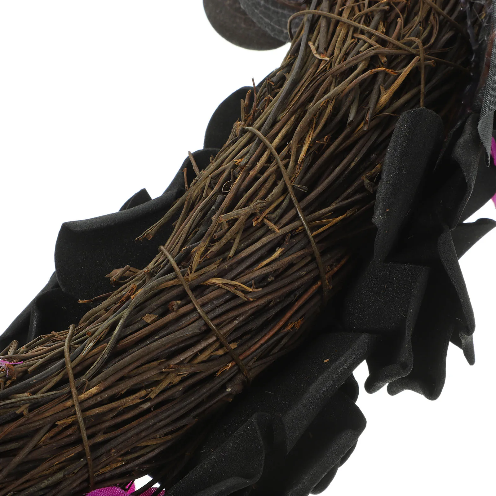 

Halloween Moon Cat Floral Wreath Door Hanging Decoration Front Door 2023 Furniture Parts