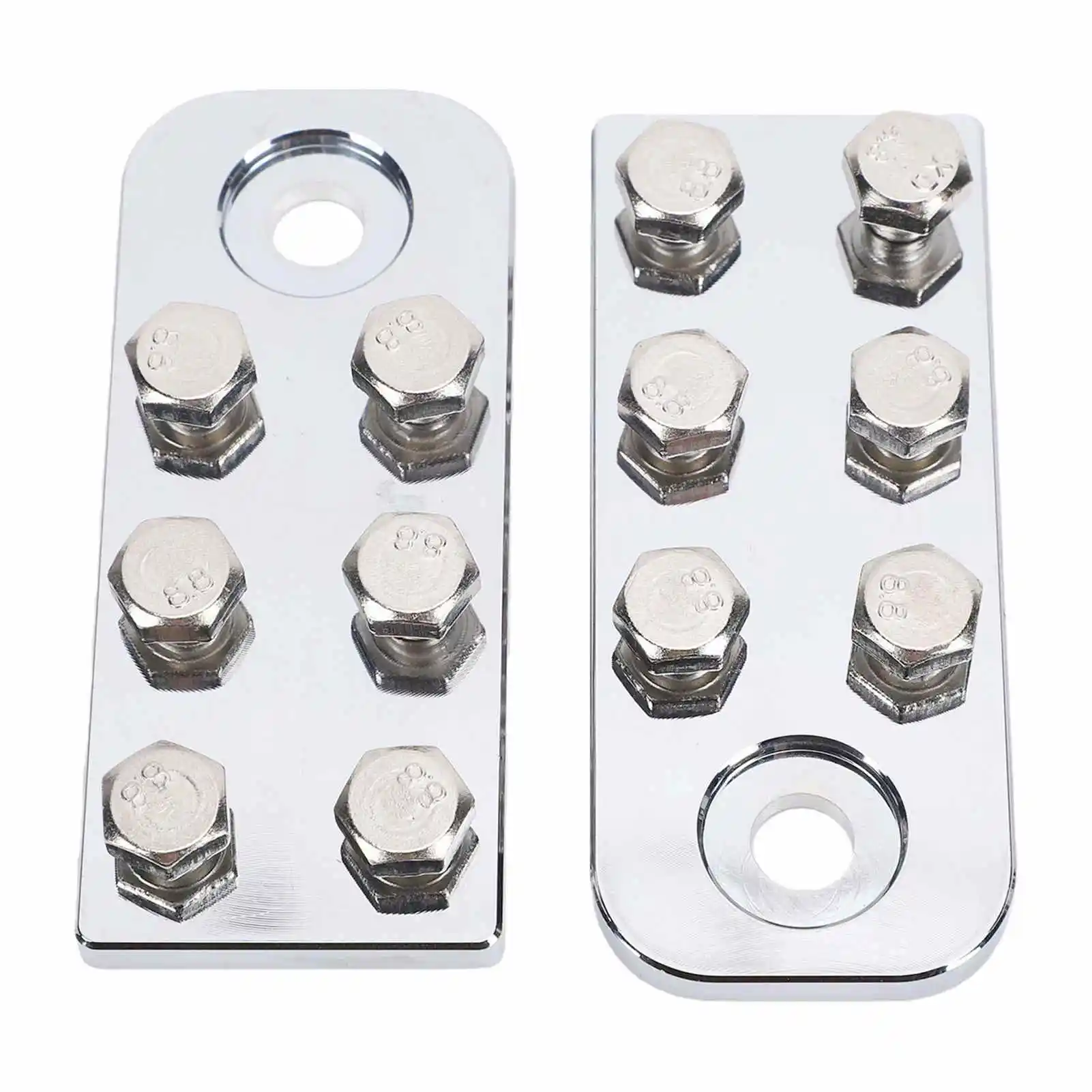 6 Point Flat Lug Battery Terminals Aluminum Alloy Flat Ear  to Fix Battery Terminals  Connection