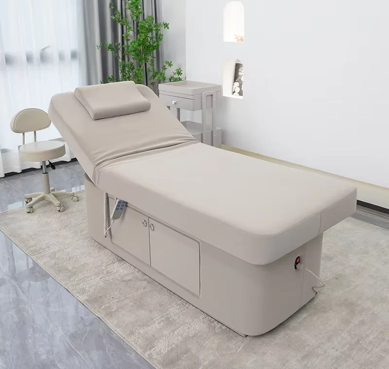 Electric Latex Massage Table Multi-functional Commercial Salon Furniture Modern Minimalist Spa Physiotherapy Tattoo Embroidery