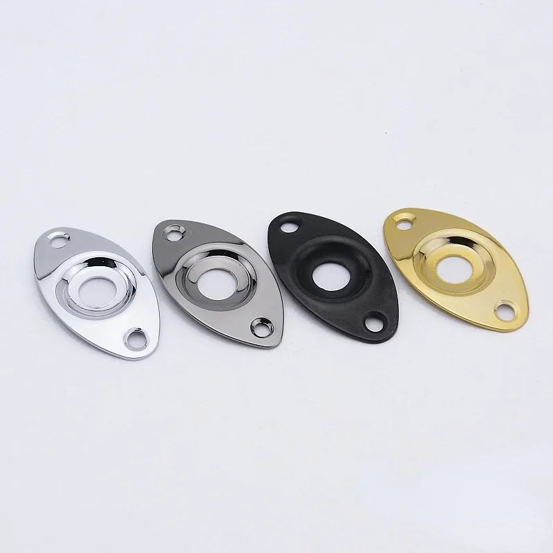 

1 Piece Oval Curved Metal Jack Plate For Electric Guitar Bass ( #0420 ) MADE IN KOREA