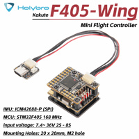 Holybro Kakute F405-Wing Mini STM32F405 MCU ICM-42688-P IMU 5V/ 7.2V BEC I2C 2-8S for Fixed Wing & VTOL Applications FPV Drone