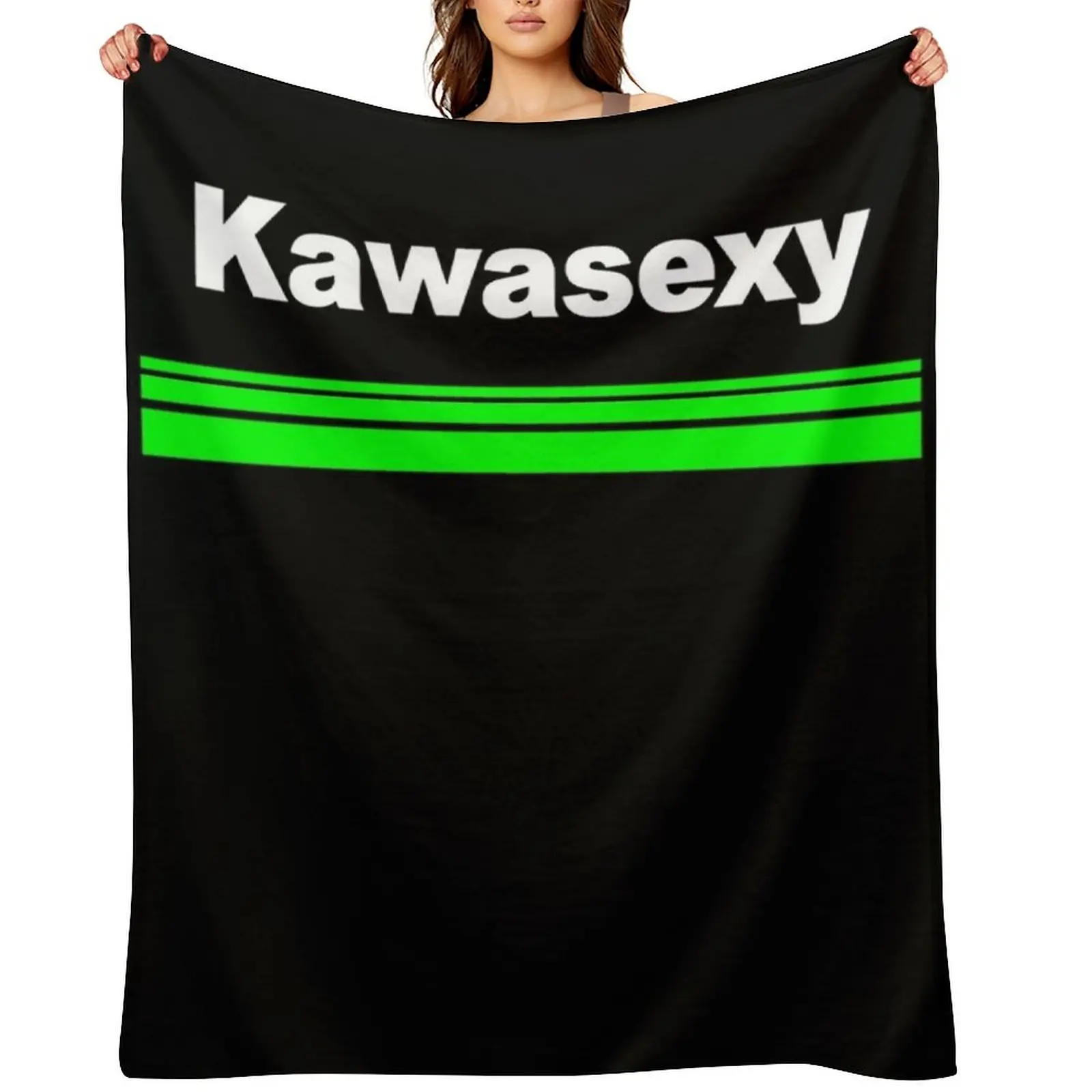 

Kawasexy Active T-Shirt.png Throw Blanket Extra Large Throw Decoratives Sofa Throw Bed Blankets