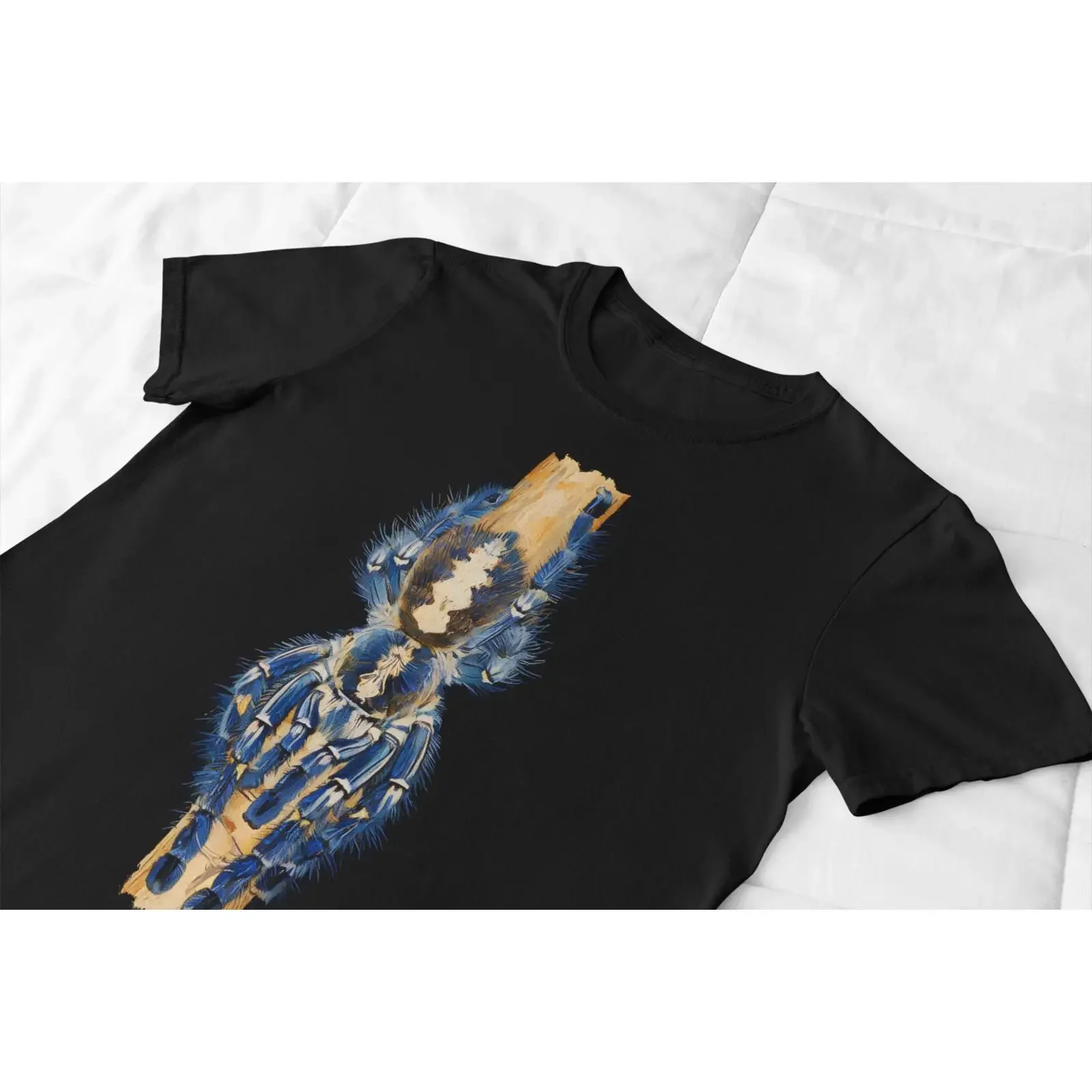 Gooty Sapphire Tarantula T Shirt Exotic Pet Lover  vintage Washed Stylish Comfortable homme fashion Versatile Casual Stretched