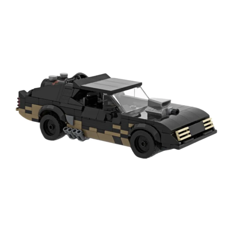 MOC ビルディングブロックおもちゃ黒車シリーズモデル 342 個小さな粒子クリエイティブホリデーギフトアセンブリ少年誕生日ギフト装飾