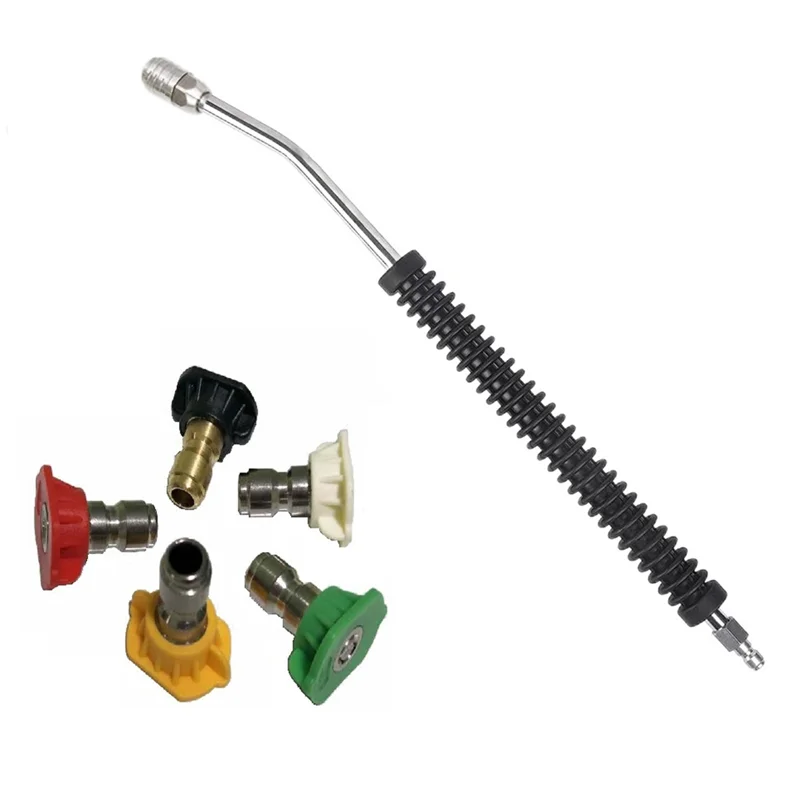 

ABIY Water Sprayer Nozzle Long Rod Garden Sprinkler With Adjustable Hea High Pressure Irrigation Hose Nozzle Car Jet Washer