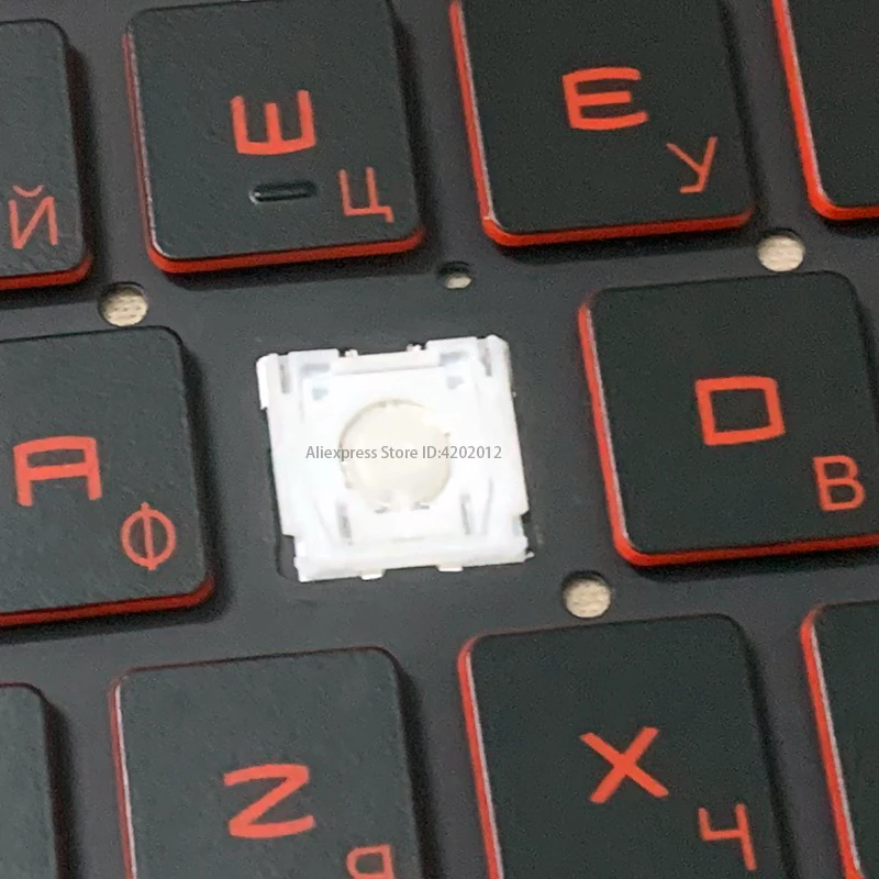 Russi Replacement Keyboard Laptop KEY &Clips For MSI Crosshair 15 15-A11U 15-B12U B12UEZ GF66 MS-1582 GL66 Cap Keycap And Hinge