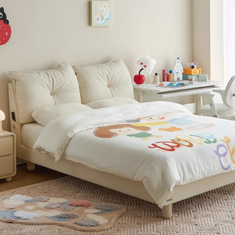 

Children Space Saving Bed Double Frame King Size Modern Queen Bed Princess Beauty Design Baby Camas De Casal Trendy Furniture